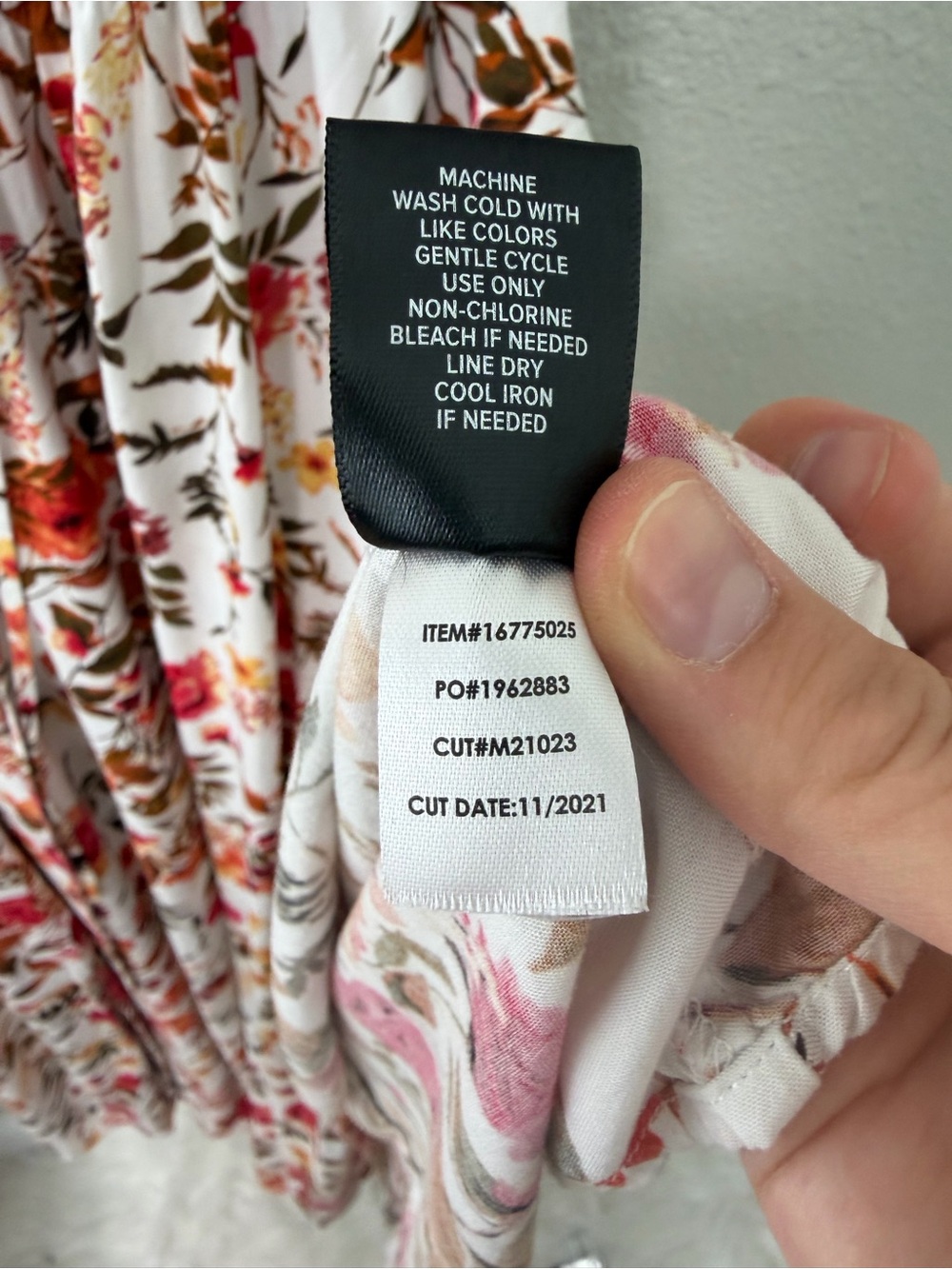 torrid Cream Maxi Dress with Pink & Orange Floral Print - Picture 5 of 6